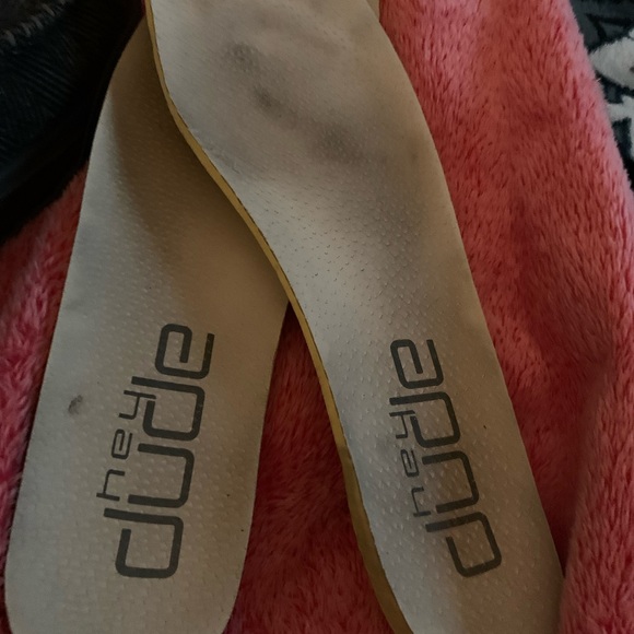 ❤️HEY DUDE DENNY HERRINGBONE BOOTIE; LADIES 9, GREY/BLACK - Picture 6 of 16